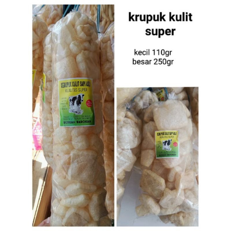 

Kerupuk kulit asli