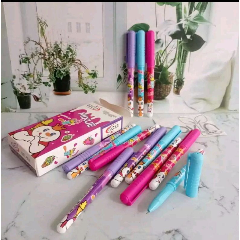 

PULPEN GEL IPEN MIXUE ISI 12PCS