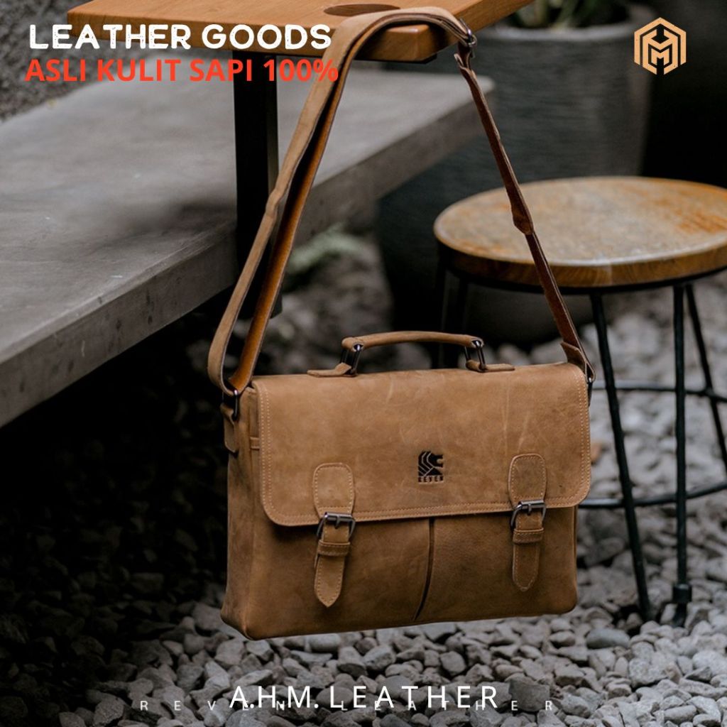Postman Bag Postman Bag Pria Kulit Sapi Asli Tas Selempang Laptop Tas Laptop Selempang Kulit Pria Wa