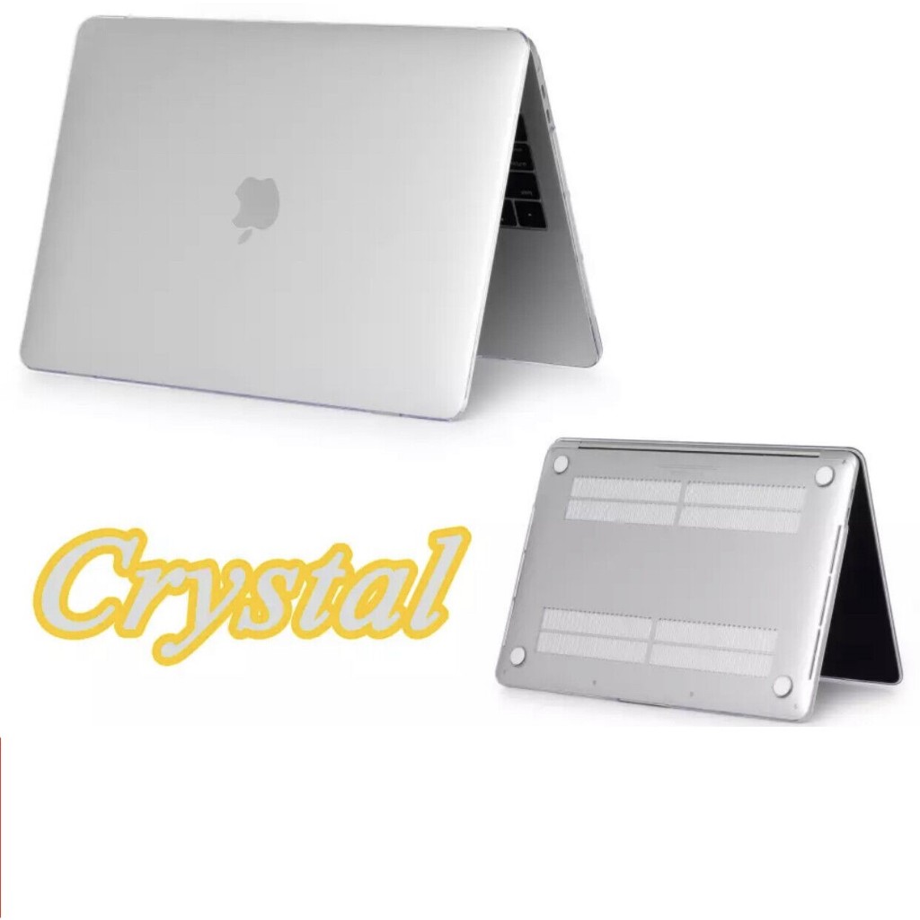 Cover Case Macbook Full Protection Flat Luxury Crystal Macbook Air 13 M2 - M-01 - Transparent