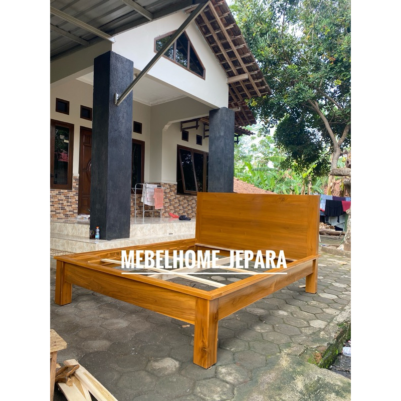 DIPAN MINIMALIS FULL KAYU JATI
