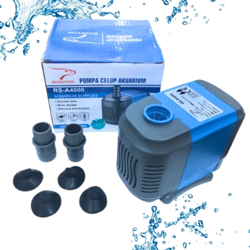 Pompa aquarium kolam ROSSTON RS A 4000 Submersible Pump