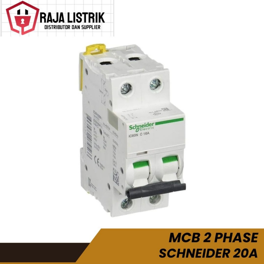 MCB Schneider 2 Phase.. 20A, 50A300