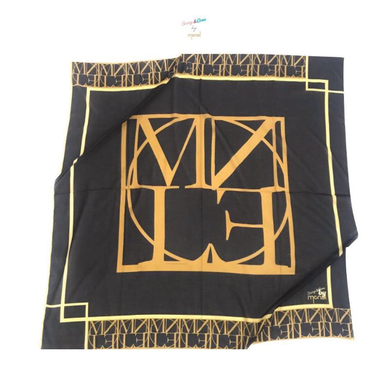 HIJAB SCOOP AND CONE SIMBOL BLACK
