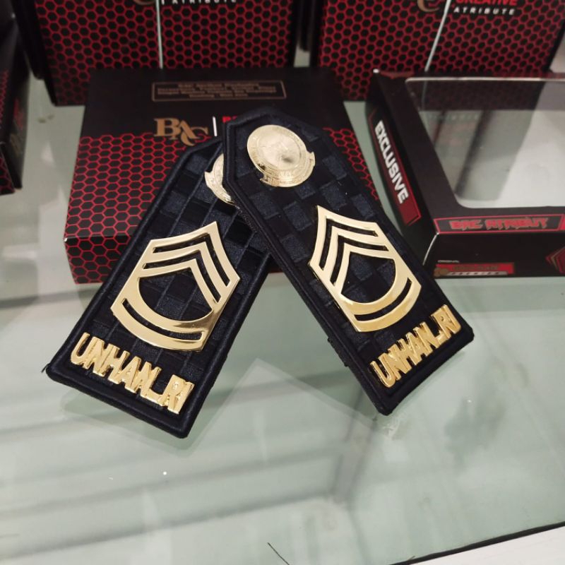 pangkat Pdu unhan Chevron 3-2 hitam