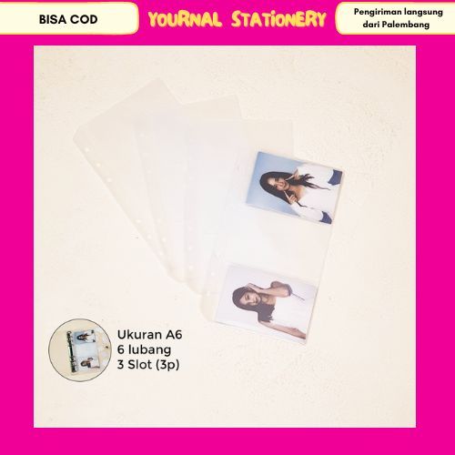 

Kantong PC Flashee Binder A6 3P Sleeve Photocard Holder Tempat Polaroid Kpop Sleeve Foto Kartu Idol