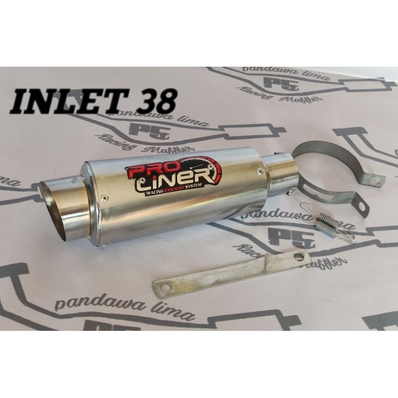 Slinser knalpot proliner inlet 38 bass adem