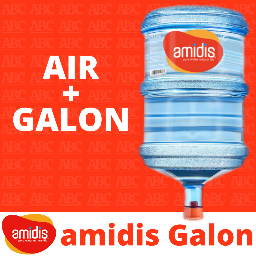 

Amidis 19 Liter | Air + Galon | Air Minum | Air Mineral | Isi Ulang