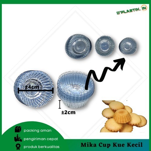 CUP MIKA SAOS TEMPAT SAMBAL BENING PLASTIK UK KECIL 600PCS CC1 MURAH