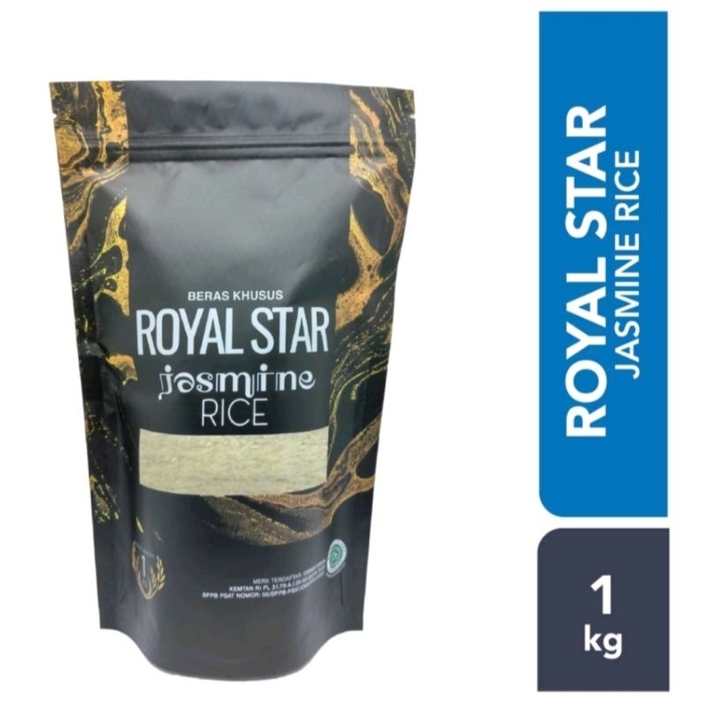 

beras jasmine royal star rice thailand 1 kg