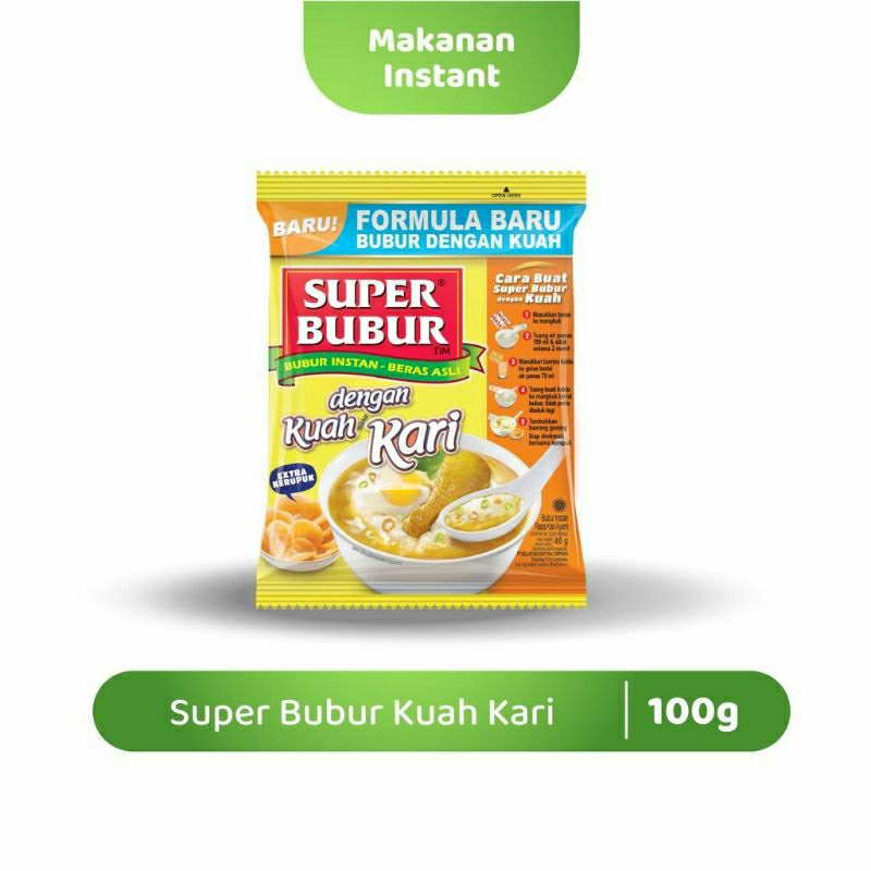 

Super bubur Kuah Kari 45 Gram