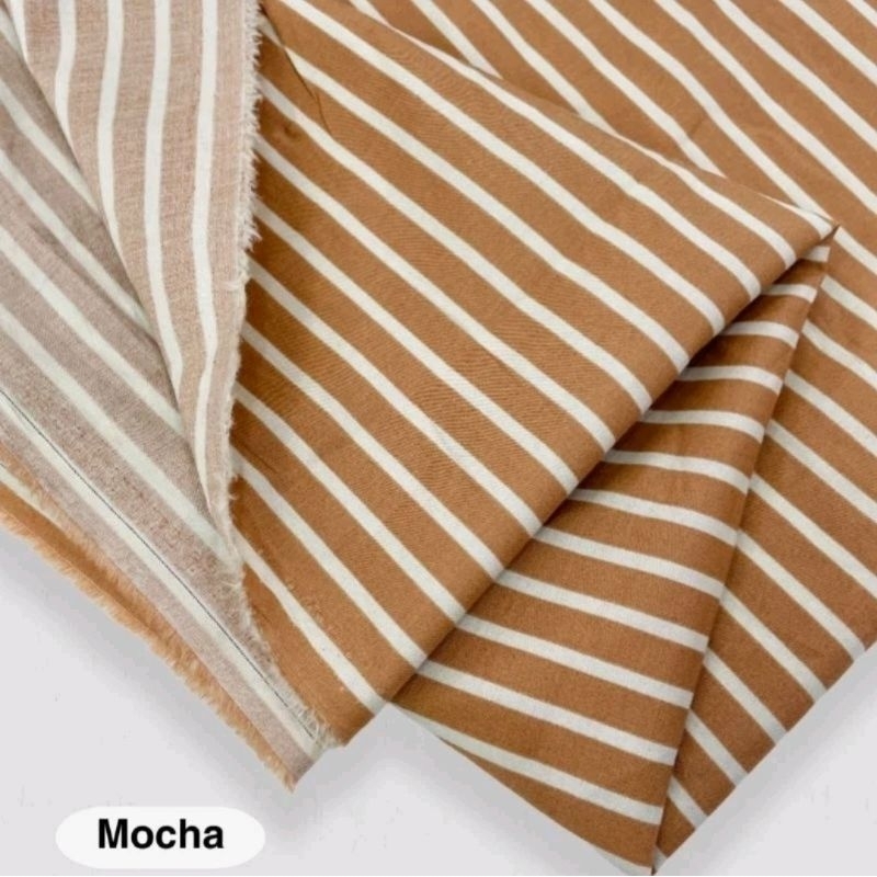 kain katun paris rayon motif salur