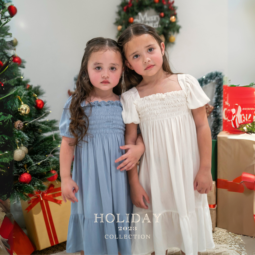 BUTTERNUT - ELEANOR DRESS | Dress Anak Perempuan | Dress Natal Anak Perempuan | Dress Simple Anak Pe