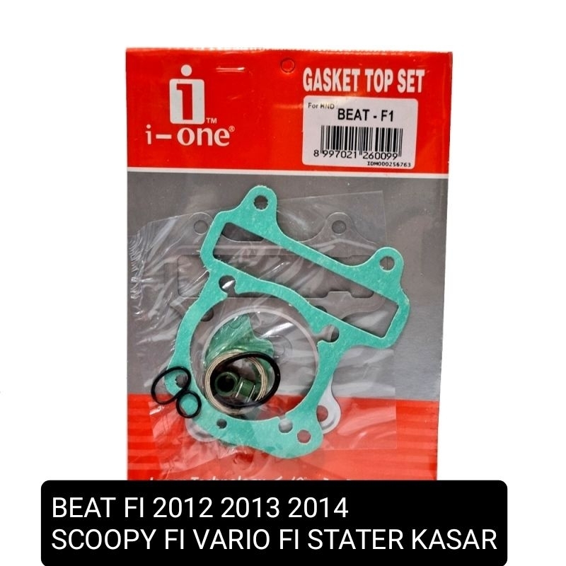 GASKET PAKING TOPSET TOP SET ORIGINAL I-ONE BEAT FI 2012 2013 2014 SCOOPY FI / VARIO FI STATER KASAR