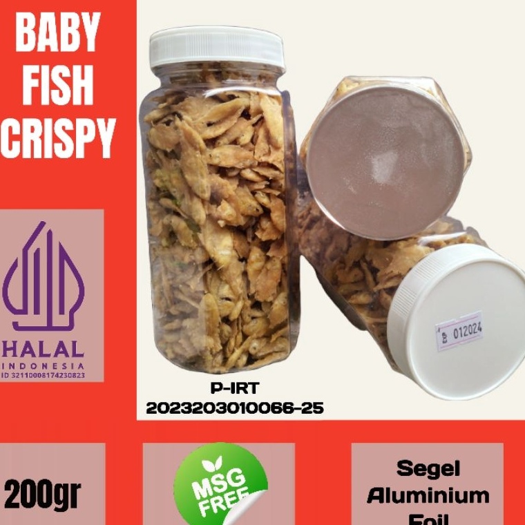 

[✳E5➤] Baby Fish | Baby Fish Crispy | Baby Fish Ikan Nila Goreng Crispy 200gr Keluaran Terbaru