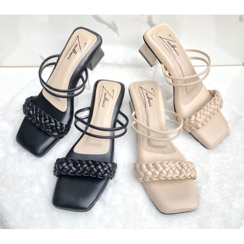 Zoedhaci sandal wanita hak 5cm / sandal perempuan terbaru / wedges hak 5cm / sandal formal