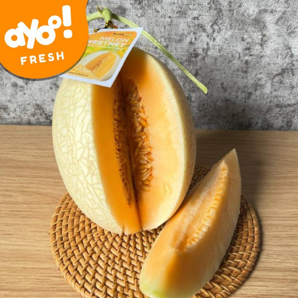 

Melon Sweetnet 1,1 Kg - 1,5 Kg Per Buah