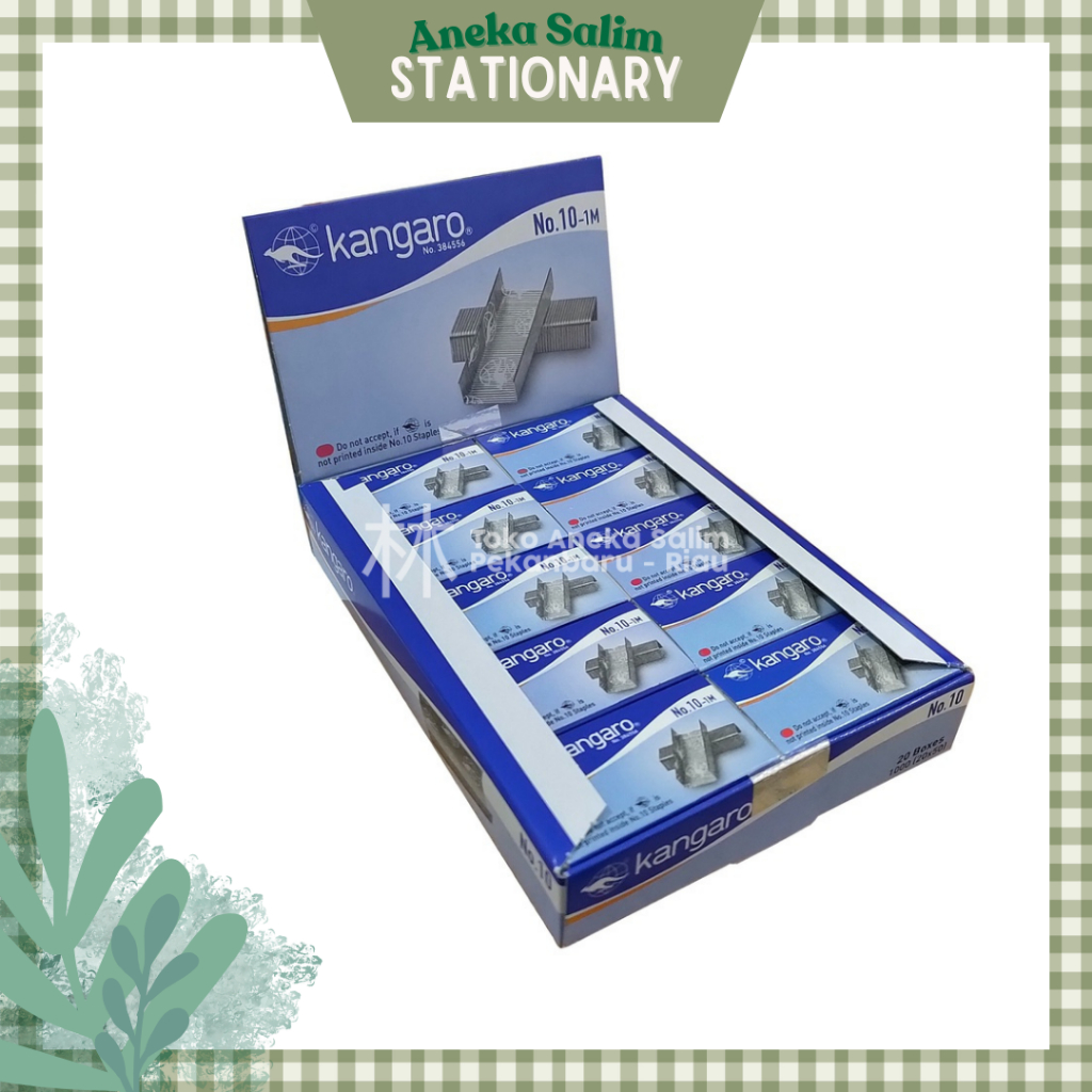 

Anekasalim - Staples / Isi Stapler Kangaro No. 10-1M (20/Box)