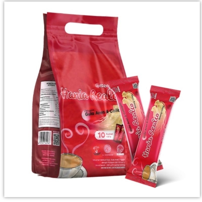 

HANIA REALCO GINSENG HNI HPAI isi 10 sachet