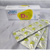 ✨PROMO✨ Tomo Kenko D3 1000 IU /Vitamin Tomo Kenko Kemasan Strip / Vitamin