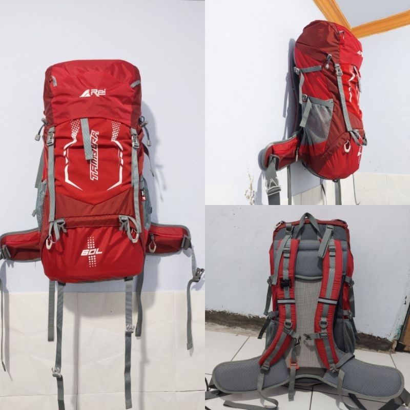 Tas Carrier Arei Tambora 60L Baru