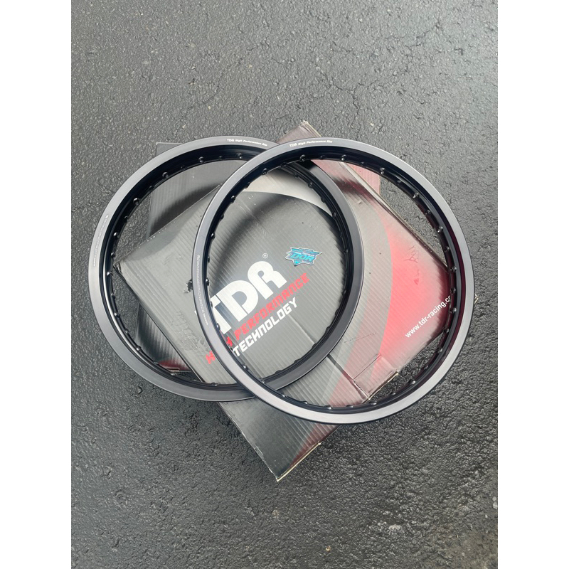 Velg TDR 160 185 ring 17 Black Hitam Original THAILAND