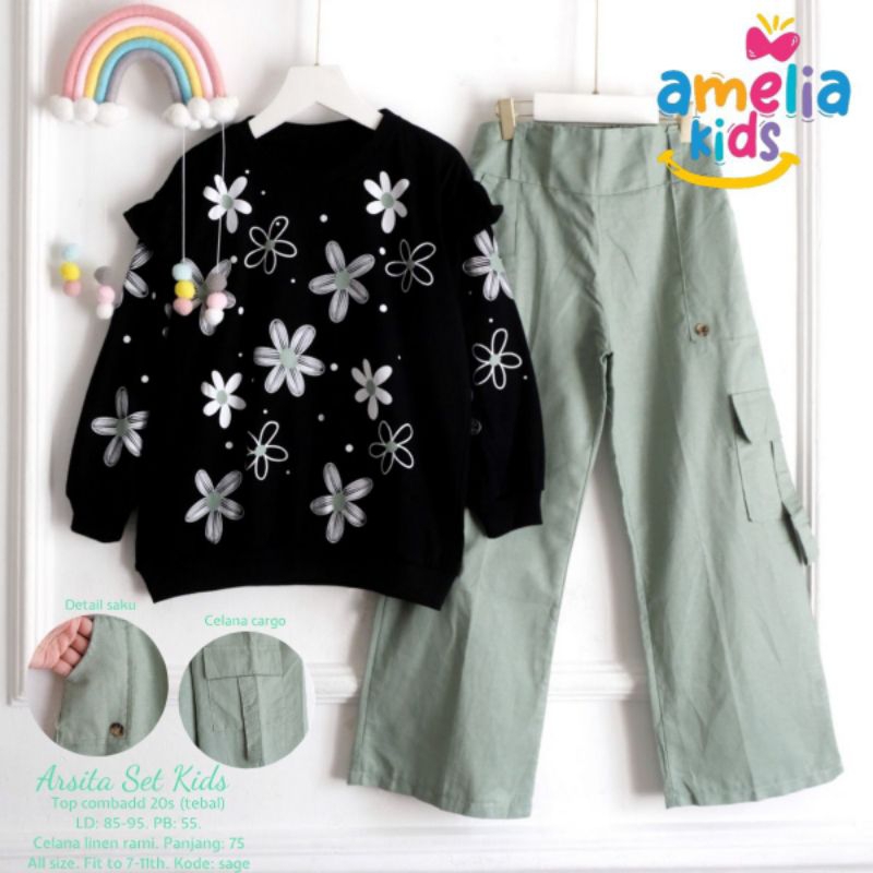 (COD) ARSITA SET KIDS // HONOKA // GINKA // ERUNA //TRAVEL // DARUKA // CITAKA // ORIGINAL BY AMELIA