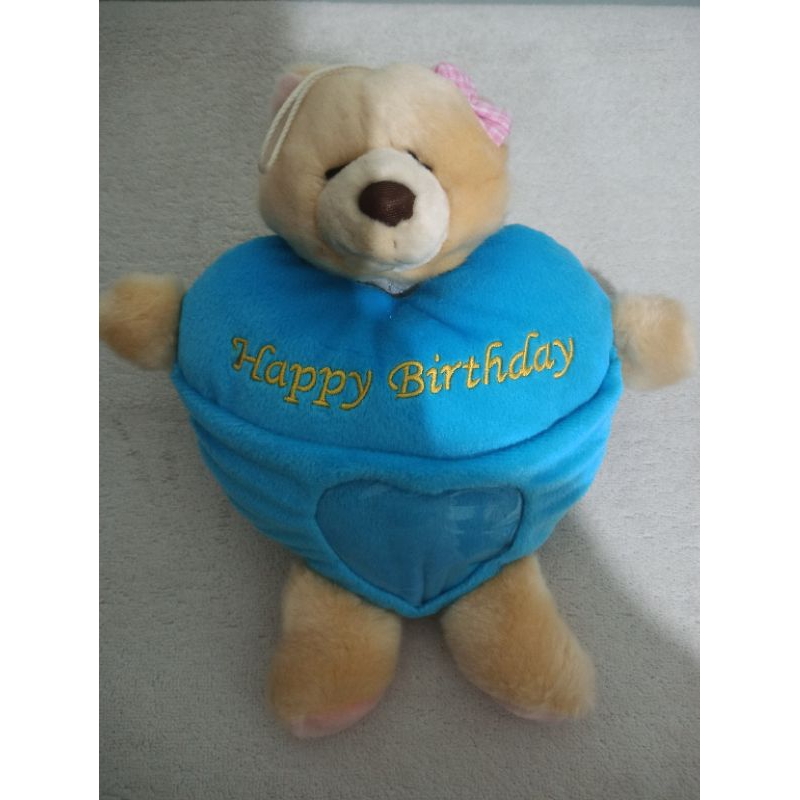 Boneka Bear Happy Birthday