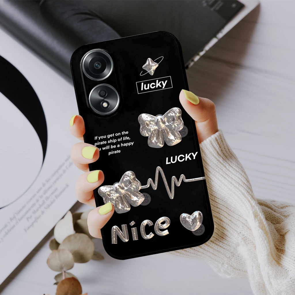 CASE OPPO A58 4G - SOFTCASE PRO CAMERA OPPO A58 4G - FULL MOTIF - LOVE AESTHETIC - Kesing Hp OPPO A5