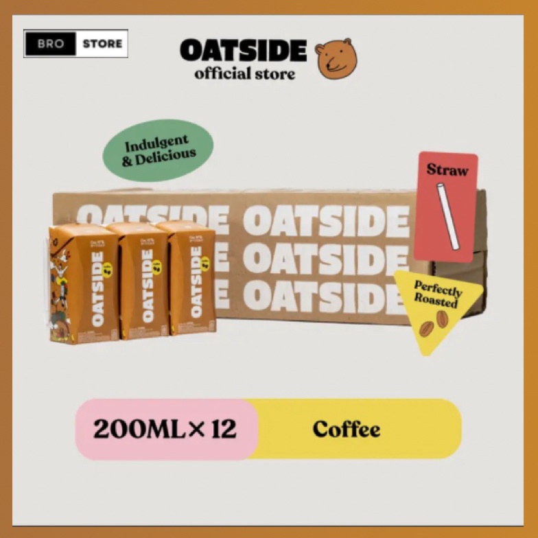 

Diju4l OATSIDE MINI STRAW 1 Karton (Isi 12) - Oat Milk Barista Blend | Chocolate | Coffee 200 ML With Discount