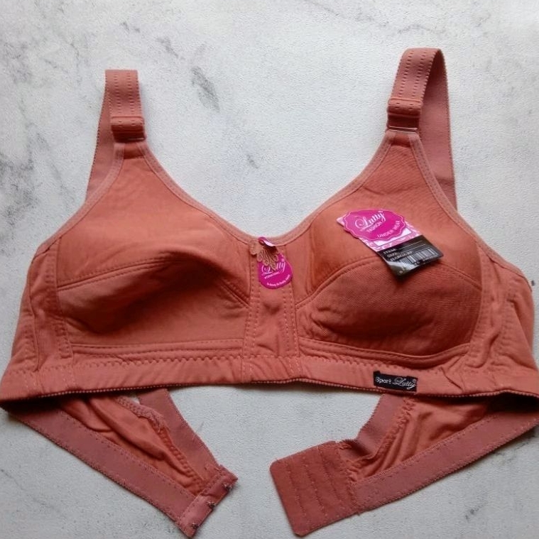 BRA SPORT LUTTY KAIT BELAKANG 3 baris SIZE 34-46/BH SPORT TANPA BUSA & KAWAT