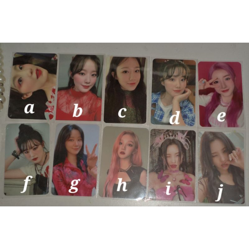 photocard gidle shuhua yuqi soyeon