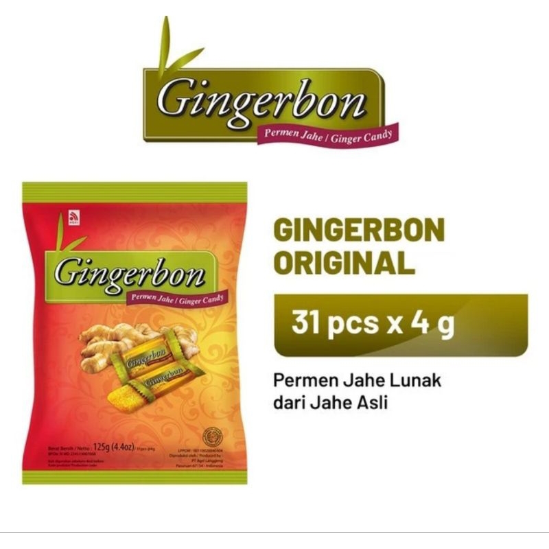

Permen Gingerbon Original 1 Bag ( 31 x 4 ) gram