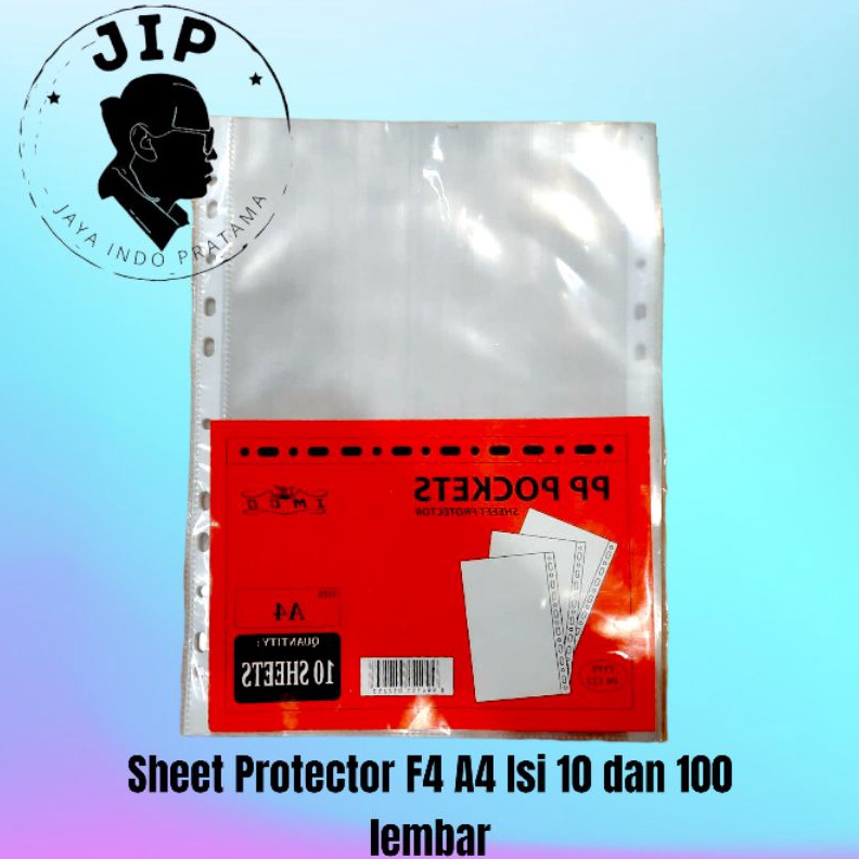 

PROMO HARI INI IMCO Sheet Protector A4 Pocket PP File Clear Sheet Tebal 0.6 Micron ( 100 lembar ) IM-122 serbuuu !