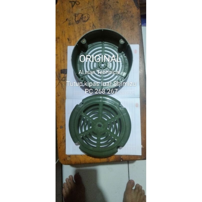 Tutup kipas luar pendingin pompa air shimizu PC 268 267 ASLI ORIGINAL SHIMIZU