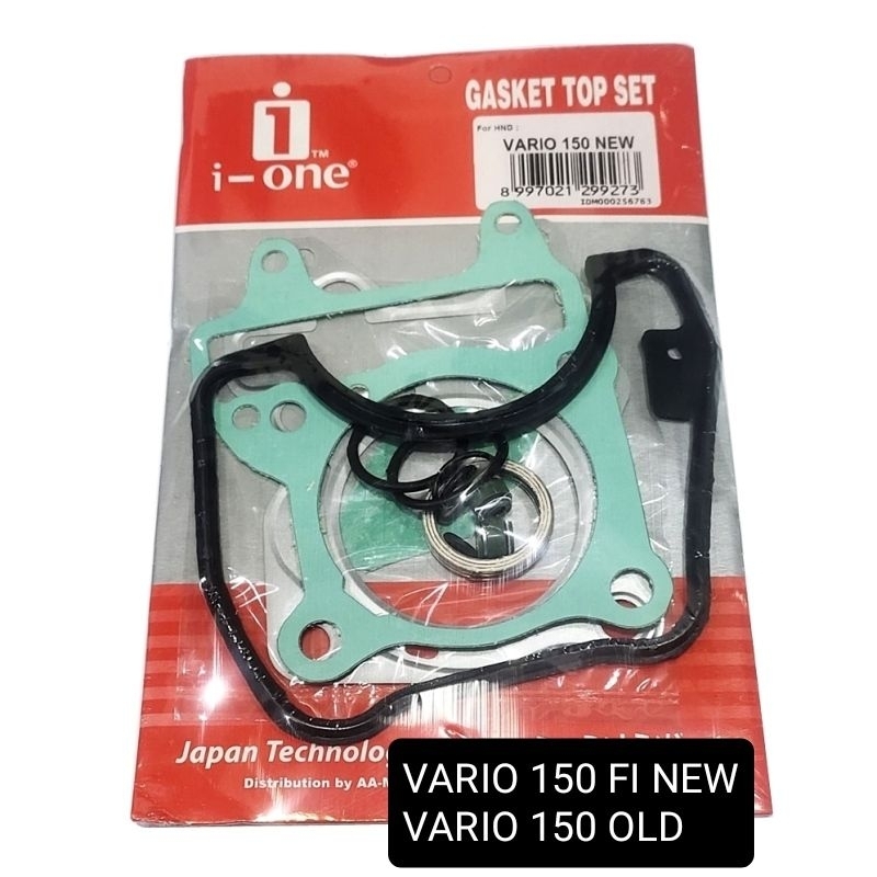 PAKING PERPAK TOPSET TOP SET ORIGINAL I-ONE VARIO 150 FI NEW