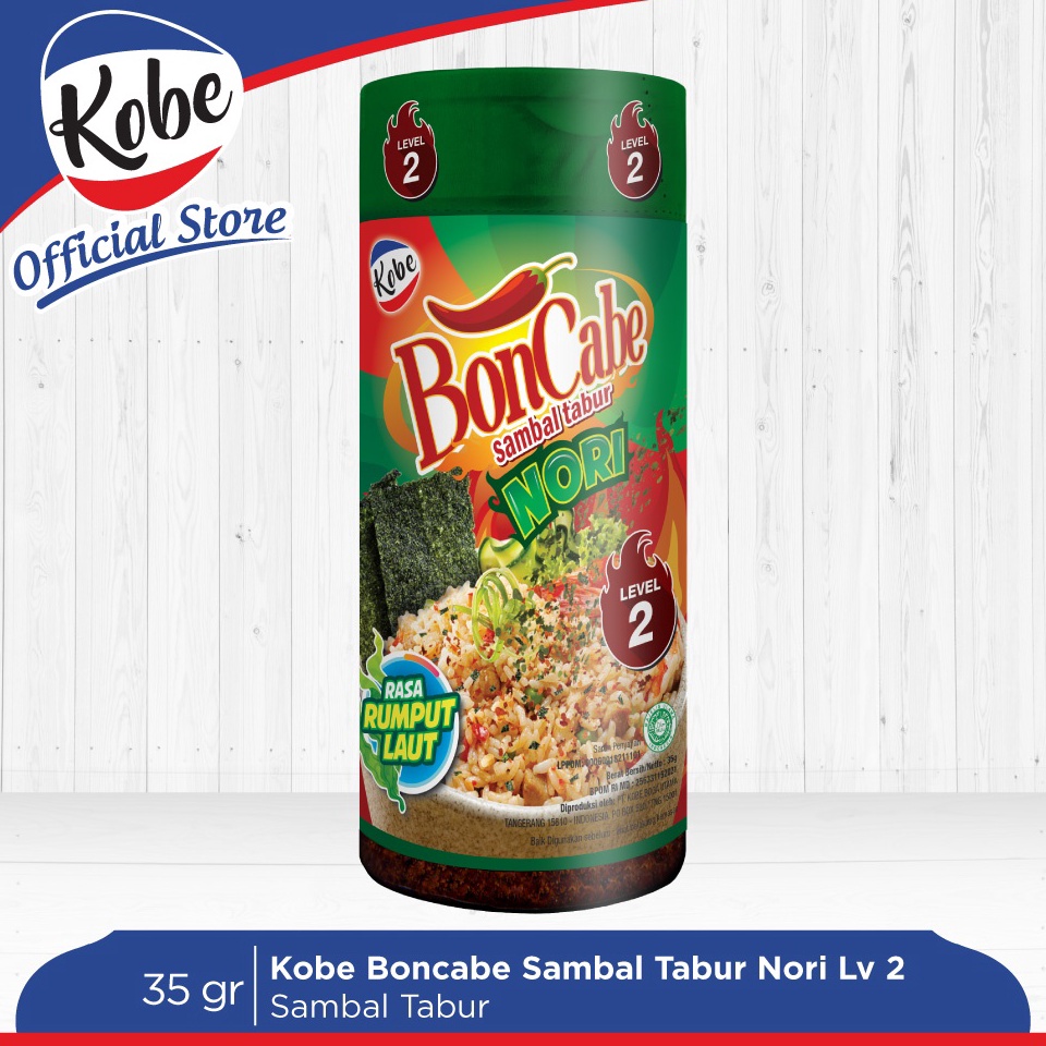 

Re4dy Stock BonCabe Sambal Tabur Level 2 Nori 35gr New Product