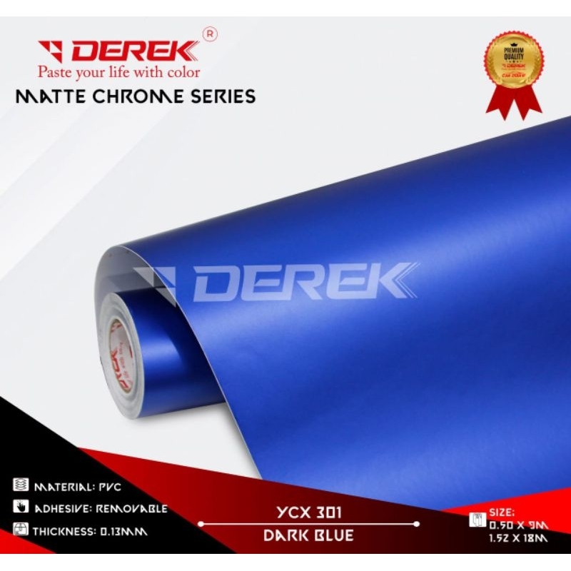 skotlet matte chrome metalik glosy candy biru tua