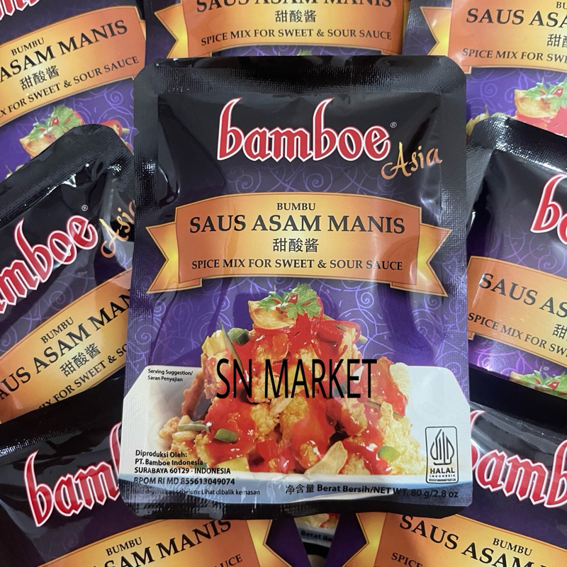 

Bamboe Asia Saus Asam Manis 80 gr