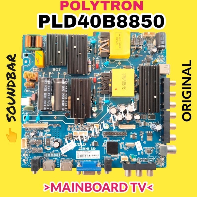 MAINBOARD TV POLYTRON PLD40B8850 / MB TV POLYTRON PLD40B8850 / MODUL TV POLYTRON PLD40B8850 / MESIN 