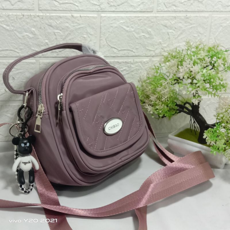 TERBARU TAS SELEMPANG RANSEL CIBAO MINI 3IN1 FELICIA 08