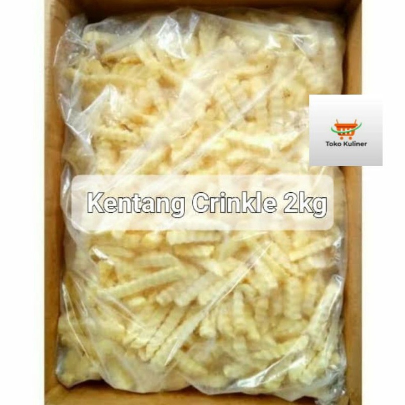 

Terbaru dan terlaris Kentang Goreng Crinkle Import 2 kg gas !!