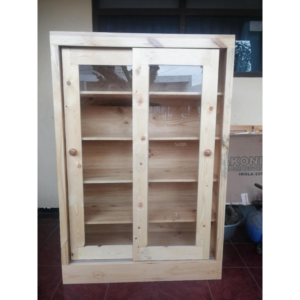 Rak Sepatu Rak Kayu Susun Serbaguna Jati Belanda Rak Boneka Buku rak Baju Dekorasi Hiasan Rumah Lema