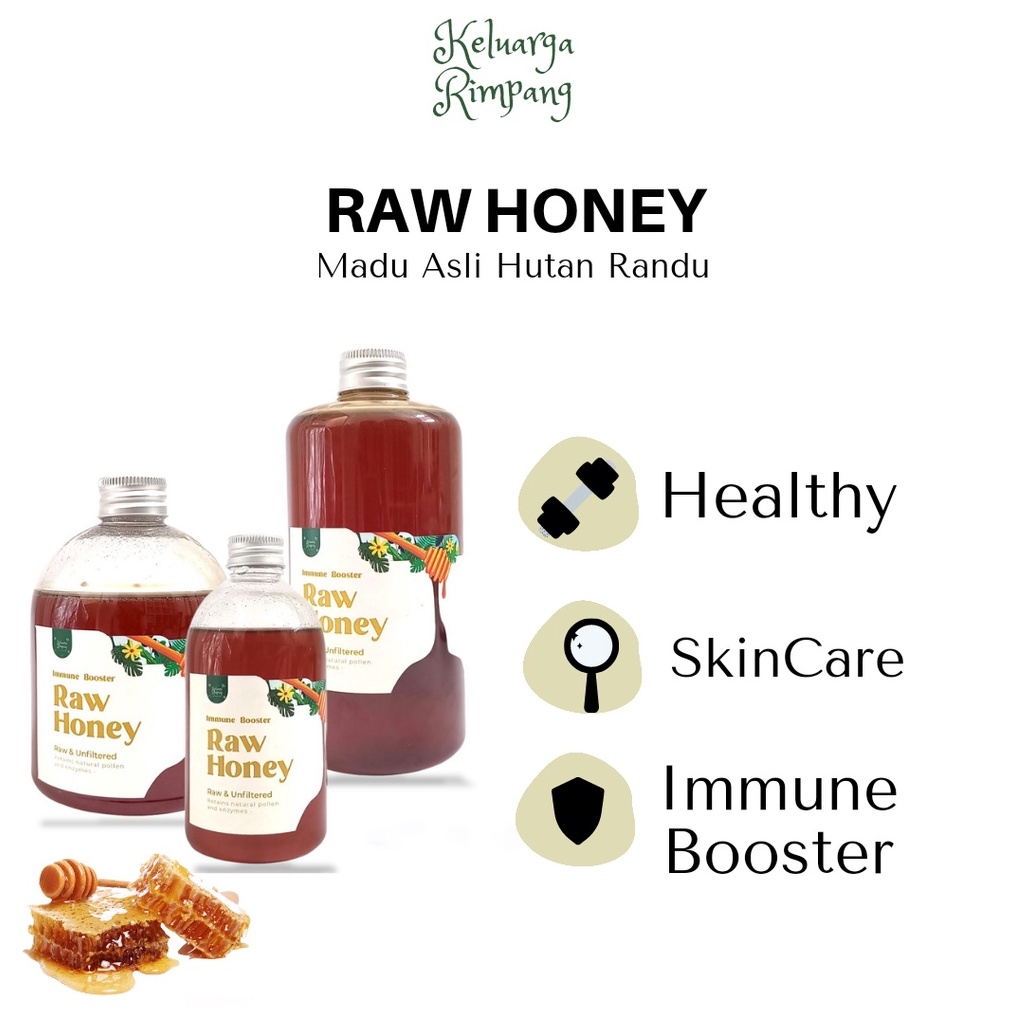 

FLASH SALE Madu Asli Raw Honey by Keluarga Rimpang buruan