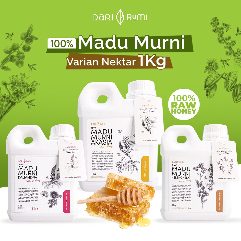 

[♥C75/] Dari Bumi Madu Murni 1kg Varian Raw Honey Asli Discount Today