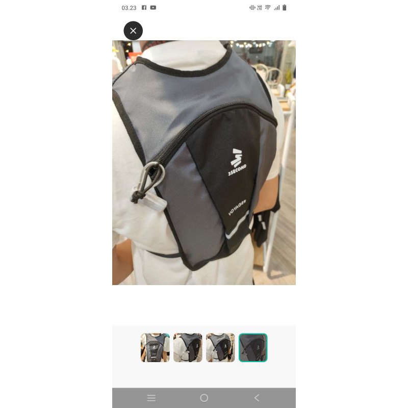 Tas waistbag Hurley anti-air original NNBB kompek pria