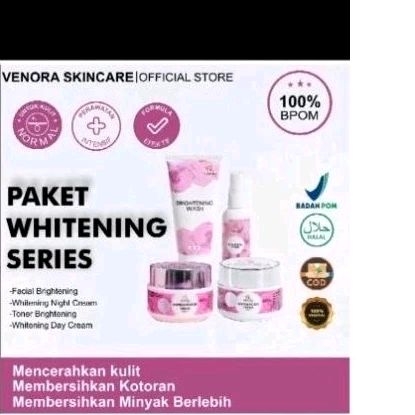 VENORA SKincare  Brigtening /WhiteningOriginal/perwatan pemutih&flek hitam(bpom)