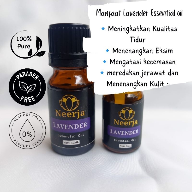 Lavender Essential Oil 100% pure minyak atsiri Lavender