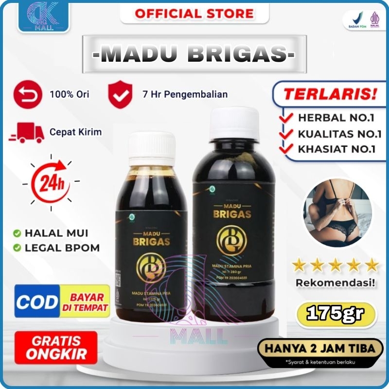 Madu BRIGAS Asli Madu Stamina Pria Madu Pria Perkasa BPOM