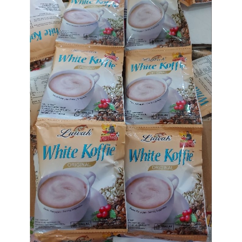 

kopi luwak white coffee (Jatim )1 rtg isi 20grx 10pcs